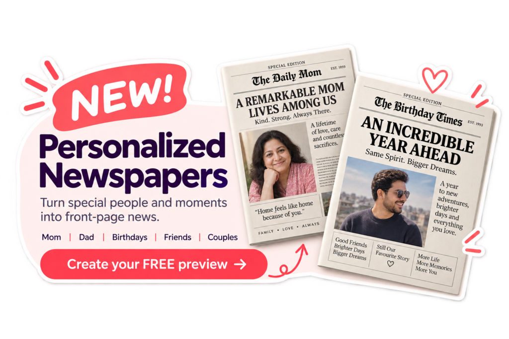 NEW - Personalized Newspapers by MeriStory